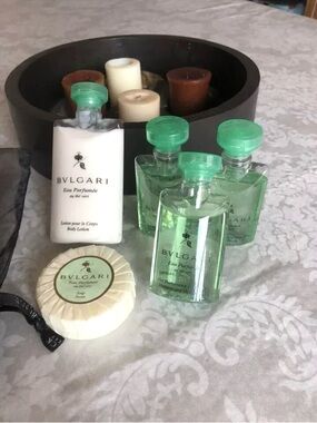 BVLGARI Eau Parfumée au thé vert Mini Bath Set